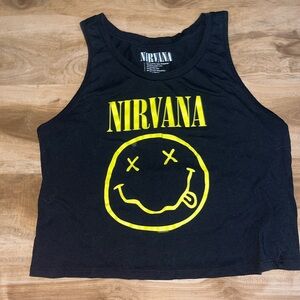 Women’s Cropped Nirvana tank